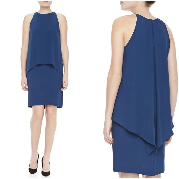 Theory Dresses & Skirts - THEORY Womens Sleeveless Dress Lyall Solid Blue